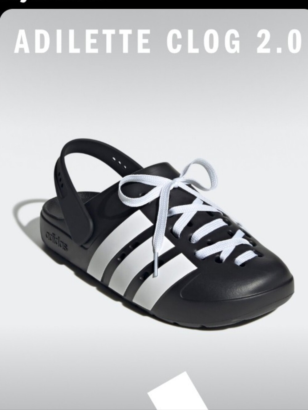 ADIDAS ADILETTE UNISEX CLOG 2.0 WOMEN'S SIZE 7/MEN'S SIZE 6 (UNISEX)